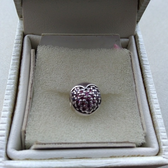 Heart  Pandora Clip Bead - Picture 2 of 8